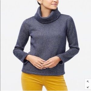 🔷J Crew Funnel Neck Fleece Lined Pullover🔷